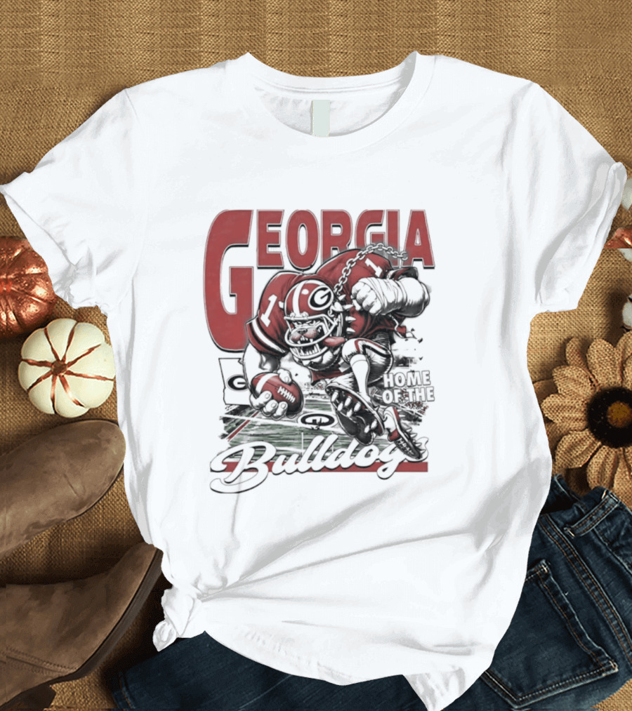 Georgia Bulldogs Home Of The Football Bulldogs T-Shirt