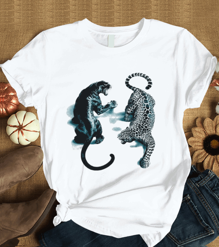 Panthers Vs Jaguars Big Cat Showdown T-Shirt