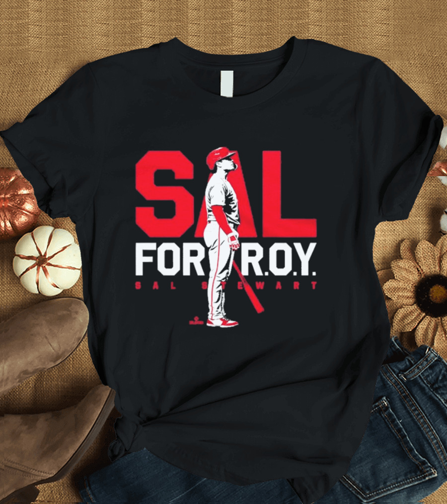 Cincinnati Reds Sal Stewart For Rookie Of The Year 2026 T-Shirt