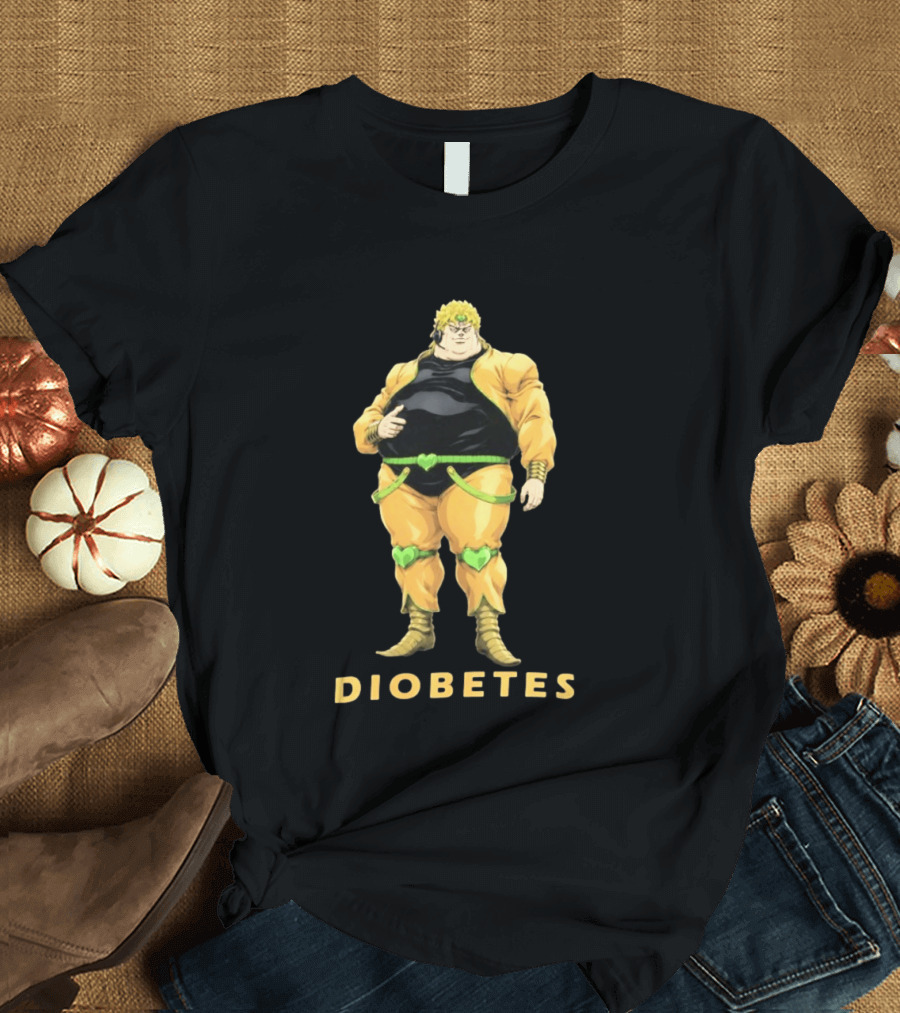 Diabetes Dio Brando JoJo's Bizarre Adventure Meme Characters T-Shirt
