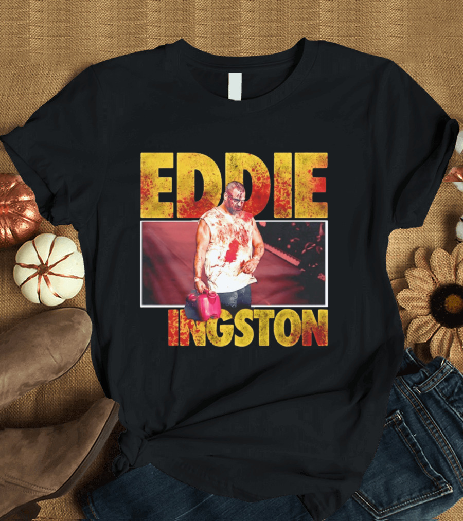 Eddie Kingston Bloody Gas Can Wrestler Image T-Shirt