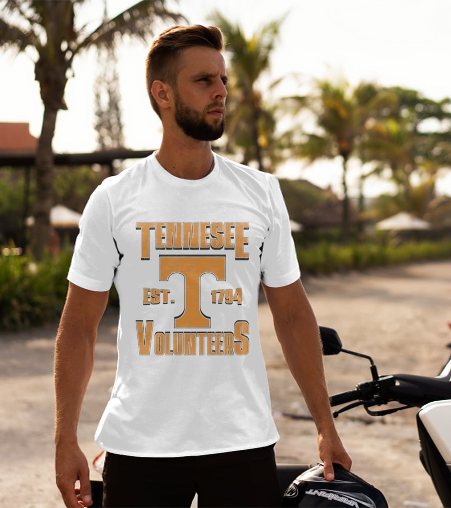 Tennessee Volunteers Est 1794 NCAA College Football Bold Orange T T-Shirt