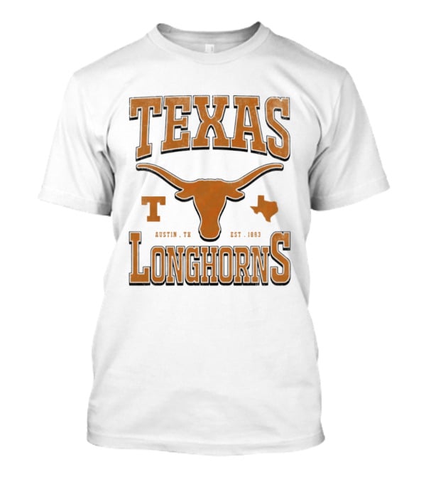 Texas Longhorns Austin TX Est 1883 Vintage Collegiate Spirit T-Shirt