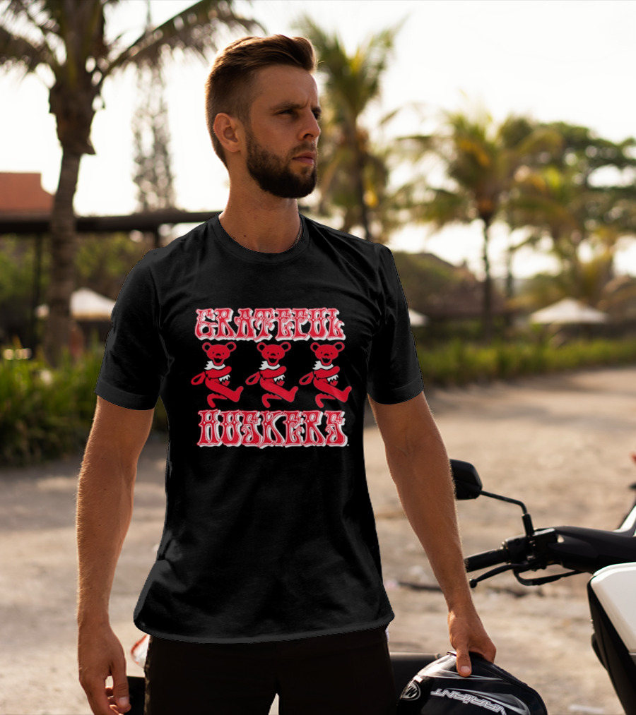 Nebraska Cornhuskers Grateful Huskers Dancing Bears T-Shirt