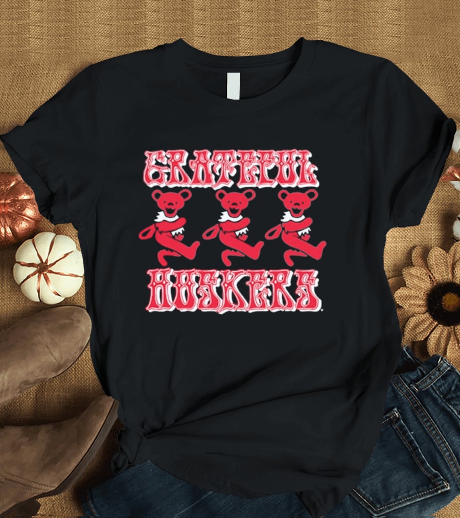 Nebraska Cornhuskers Grateful Huskers Dancing Bears T-Shirt