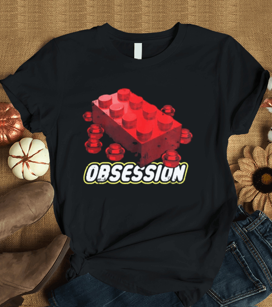 Obsession Red Building Block Toy T-Shirt