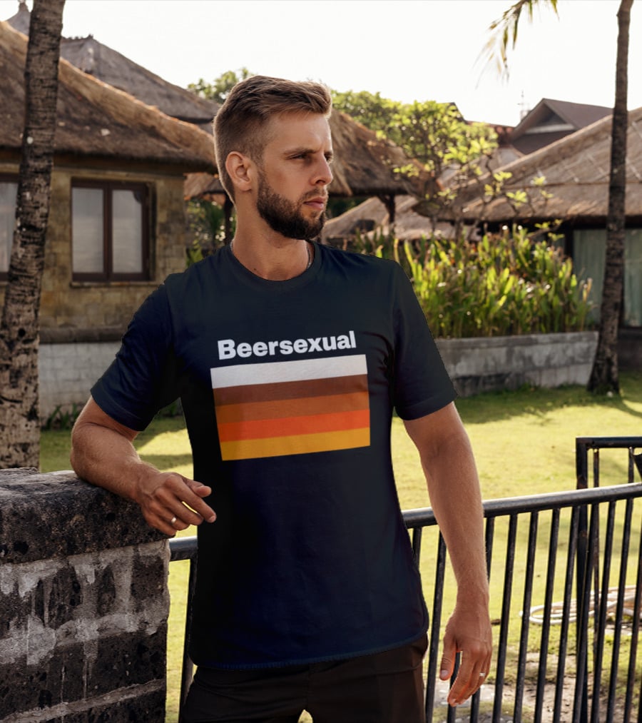 Bearsexual Pride Bear Flag Style LGBTQ+ T-Shirt