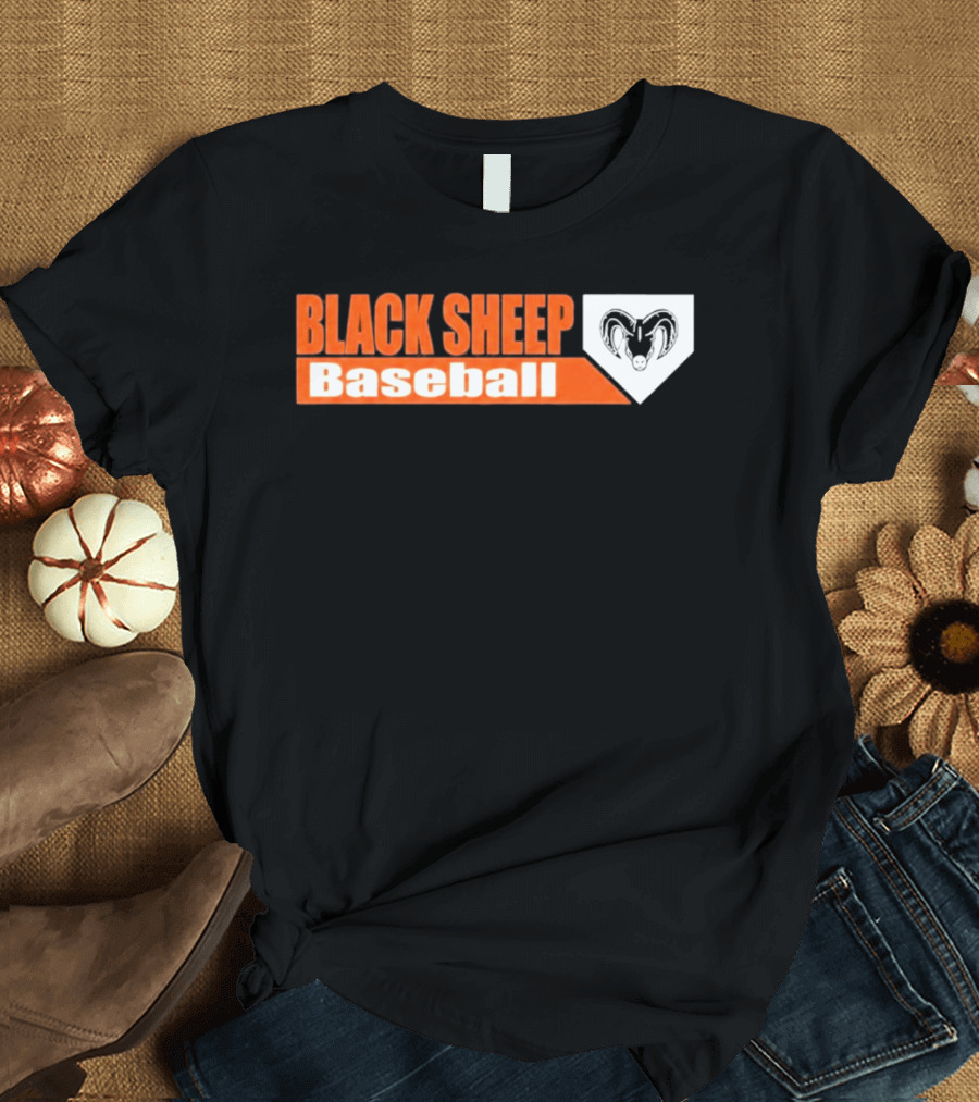 Dee Strange Gordon Black Sheep Baseball Ram T-Shirt