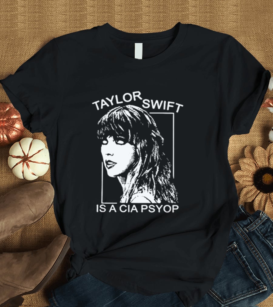 Kirk Hammett Wearing Taylor Swift Is A CIA Psyop T-Shirt