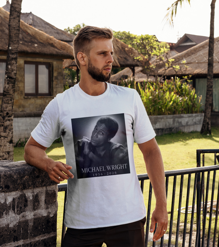 Michael Wright 1956 2026 Memoriam T-Shirt