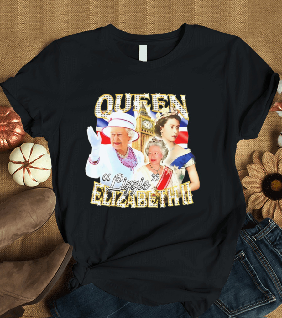 Queen Elizabeth II Lizzie 90s Bootleg Iconic Royal T-Shirt