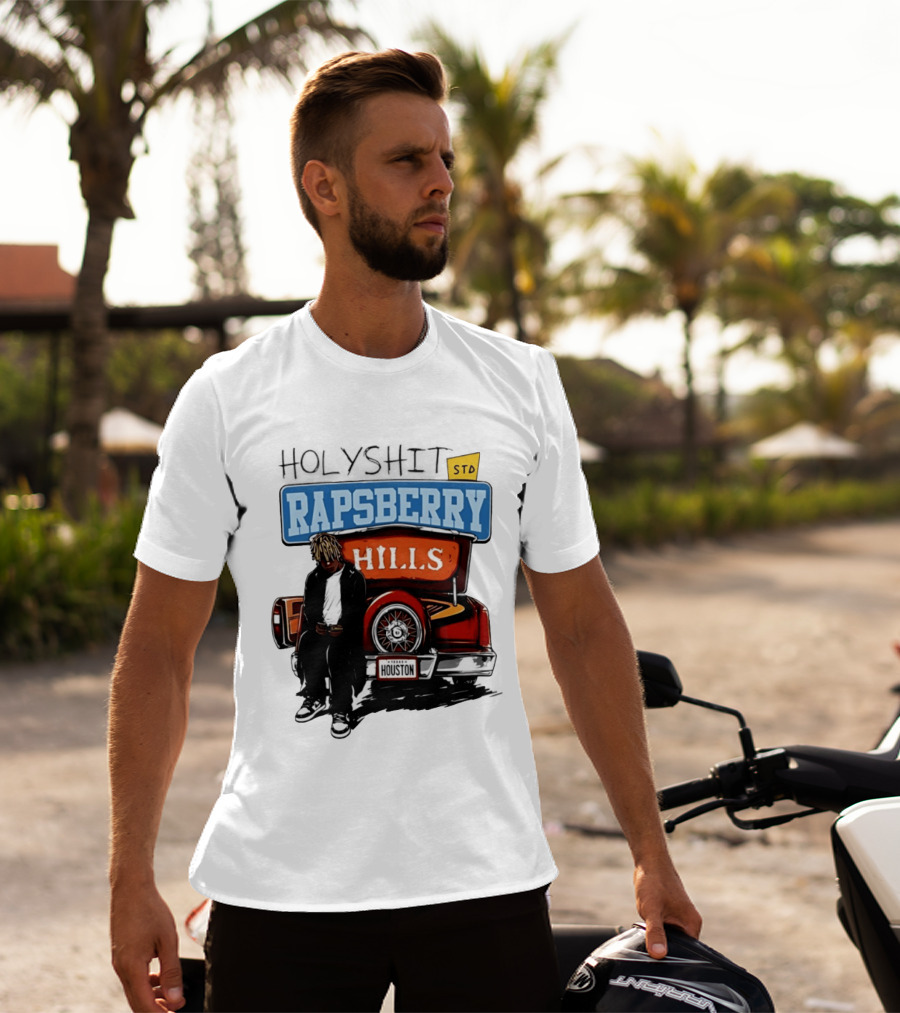 Holyshit Std Rapsberry Hills Houston Texas Car Scene T-Shirt