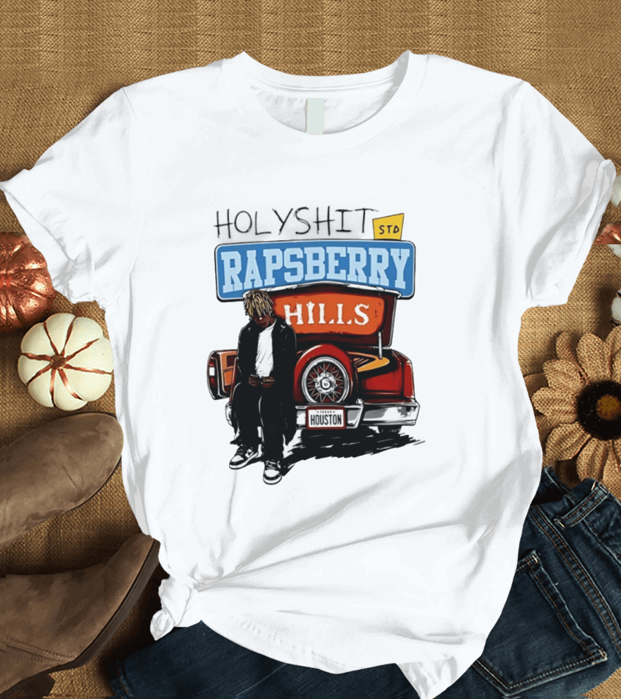 Holyshit Std Rapsberry Hills Houston Texas Car Scene T-Shirt