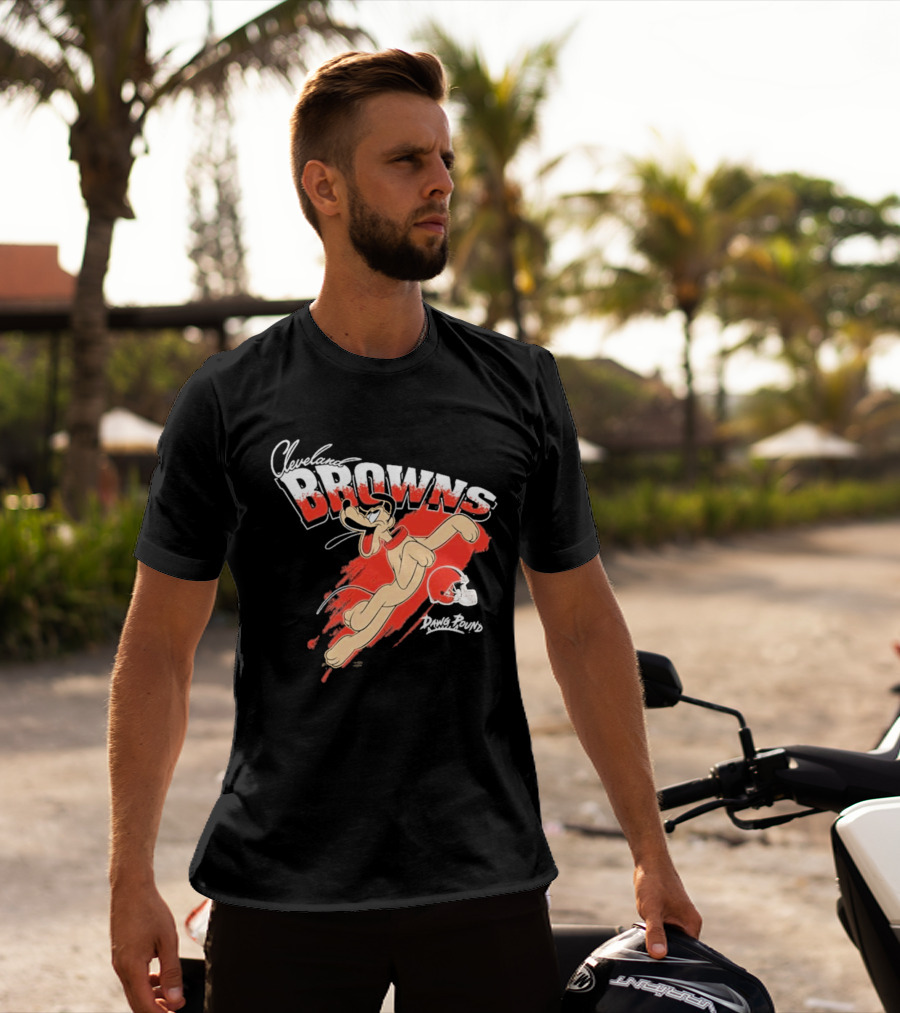 Cleveland Browns Pluto Disney Character Collaboration 2026 T-Shirt