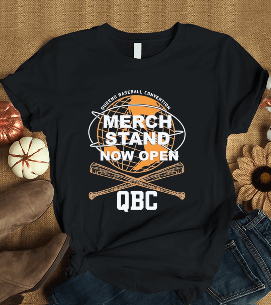 Queens Baseball Convention Merch Stand Now Open QBC T-Shirt