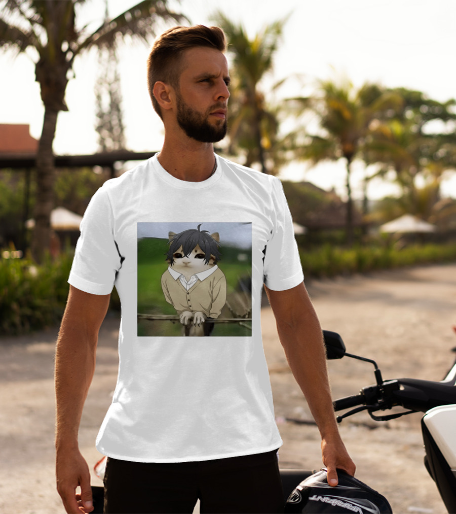 Horimeowls Miyamura Cat Owl Meme Anime Hybrid T-Shirt