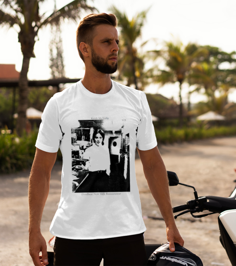 Keith McNally Dead Beat New York Restaurateur Black And White T-Shirt