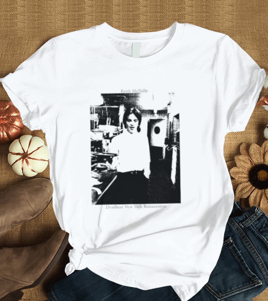 Keith McNally Dead Beat New York Restaurateur Black And White T-Shirt