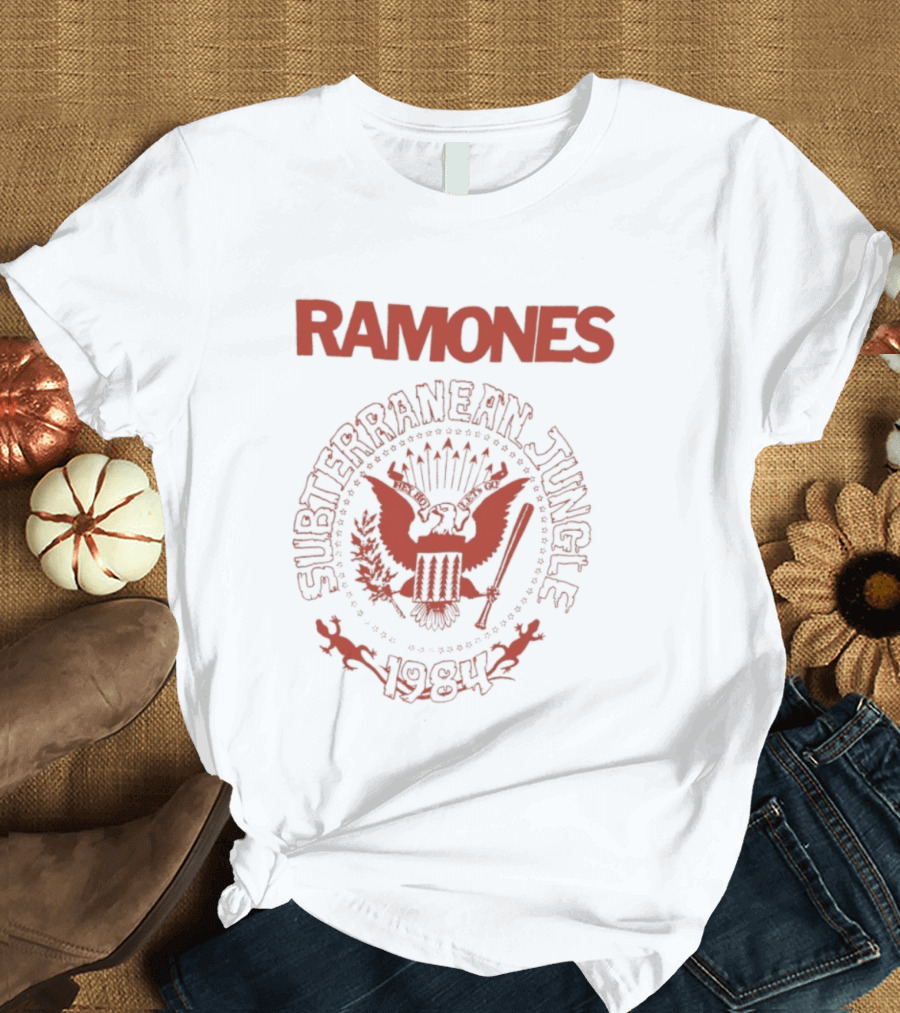 Ramones Subterranean Jungle 1984 Hey Ho Let's Go T-Shirt