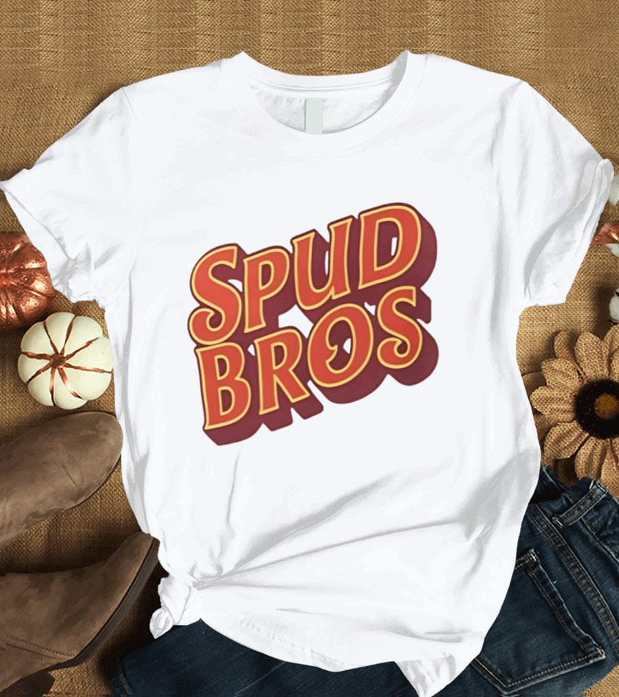 Spud Bros Joe Tessitore Playful Retro Font T-Shirt