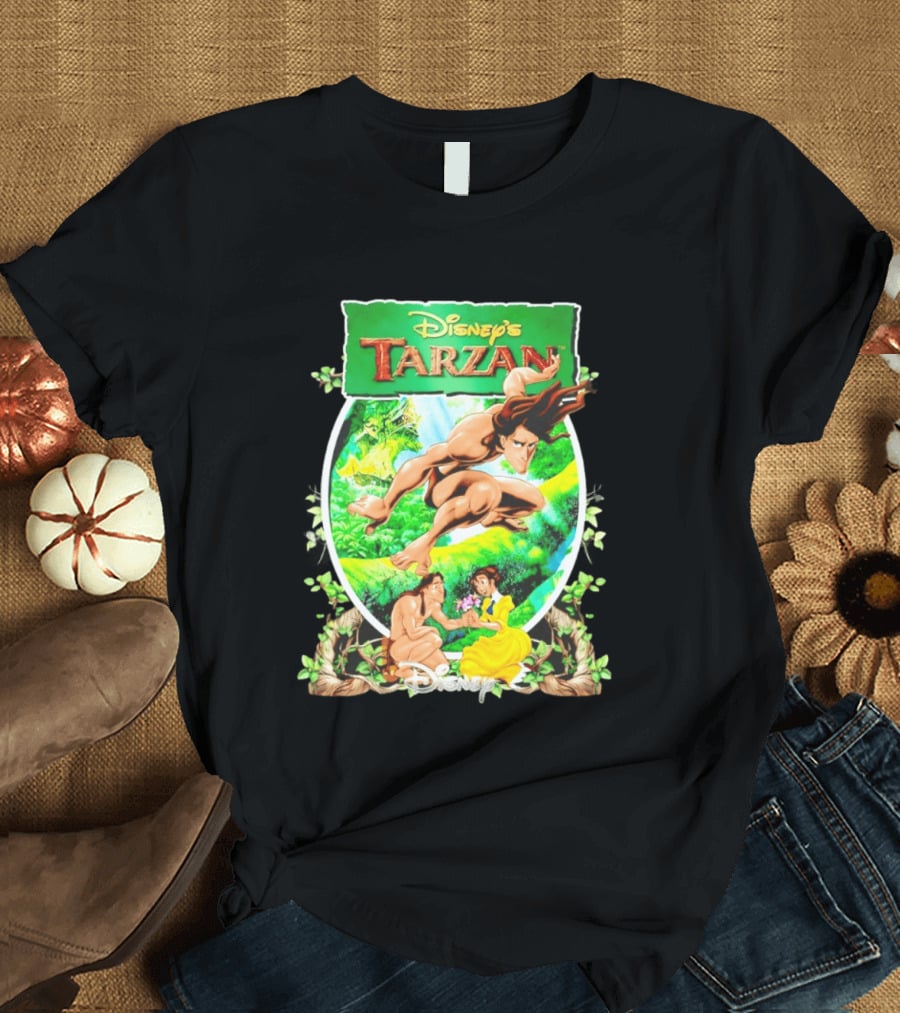 Disney's Tarzan Jungle Adventure Jane Animation Scene T-Shirt