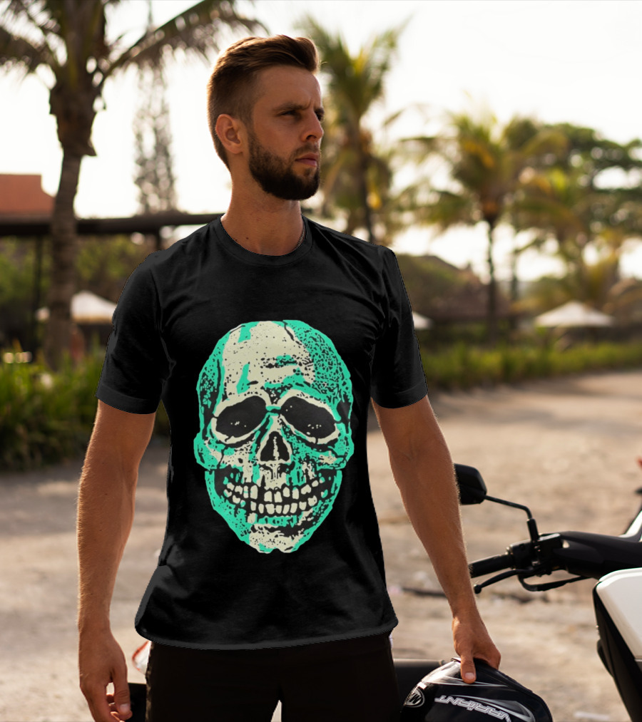 Halloween Trio Skull Spooky Gothic T-Shirt