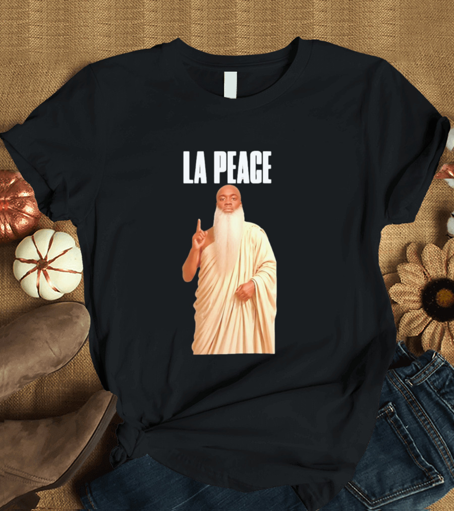Kai Cenat La Peace Meme Togalike Robe And Beard T-Shirt