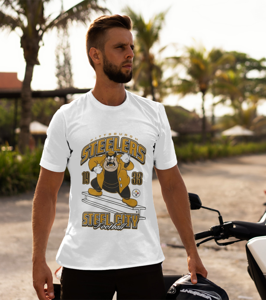 1933 Pittsburgh Steelers Steel City Football T-Shirt