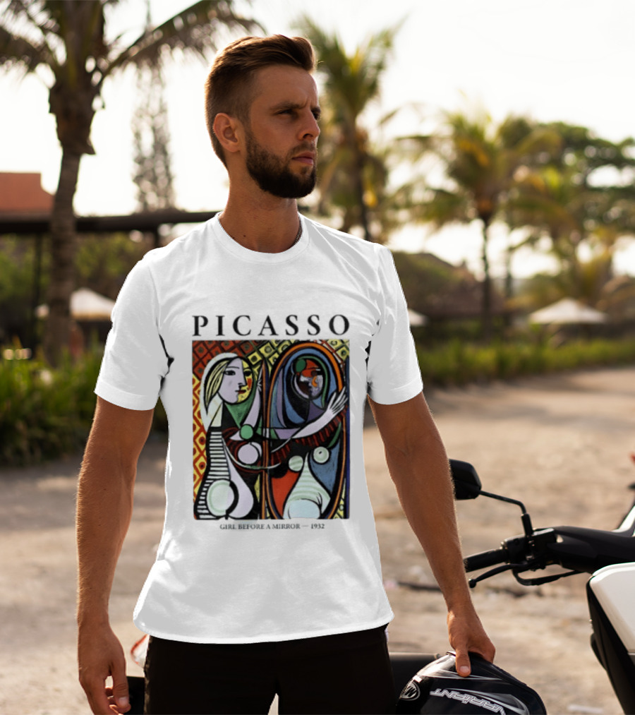 Pablo Picasso Girl Before A Mirror Painting T-Shirt