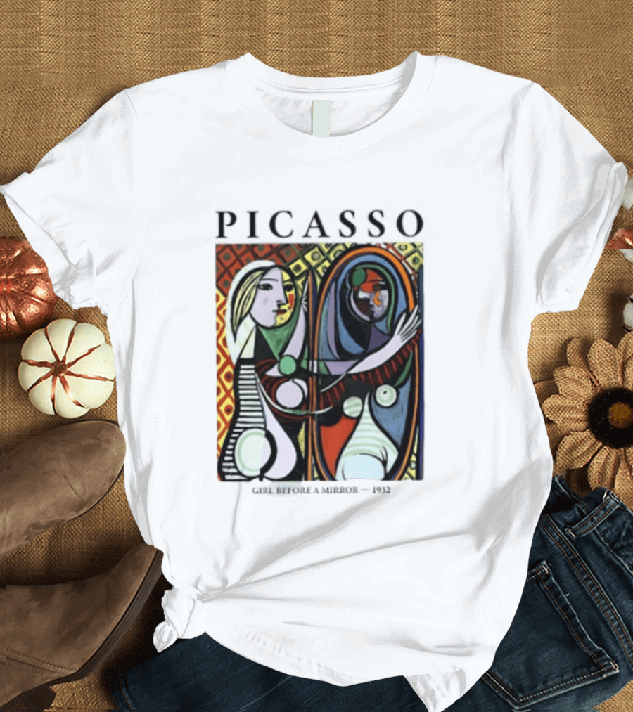 Pablo Picasso Girl Before A Mirror Painting T-Shirt