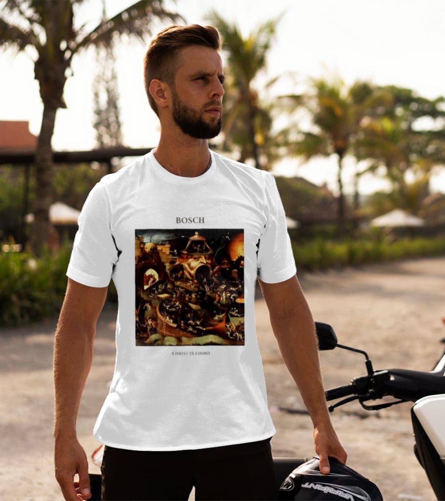 Hieronymus Bosch Christ In Limbo Medieval Painting Print T-Shirt