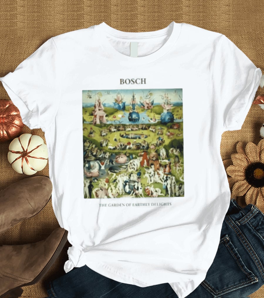 Bosch The Garden Of Earthly Delights Painting T-Shirt