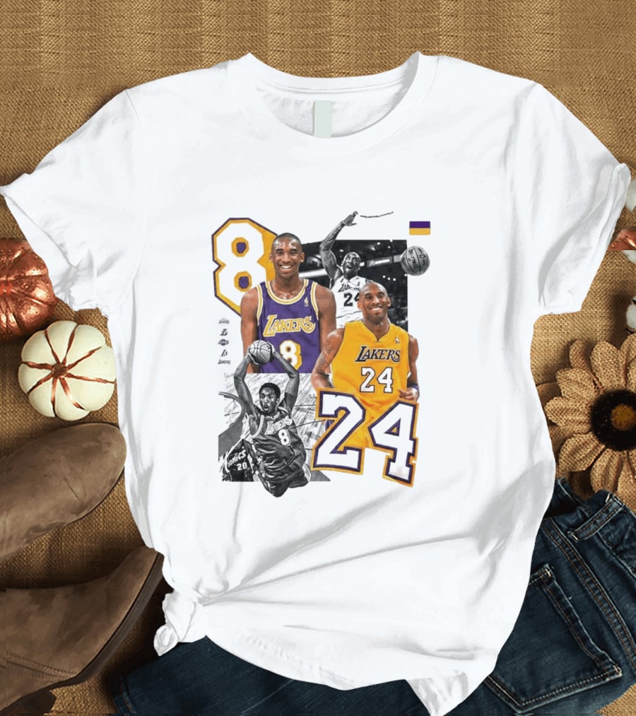 Kobe Bryant Los Angeles Lakers 8 24 Mamba Day T-Shirt