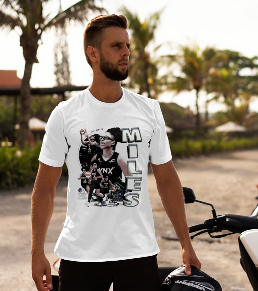 WNBA Olivia Miles Minnesota Lynx 2026 Basketball Collage T-Shirt