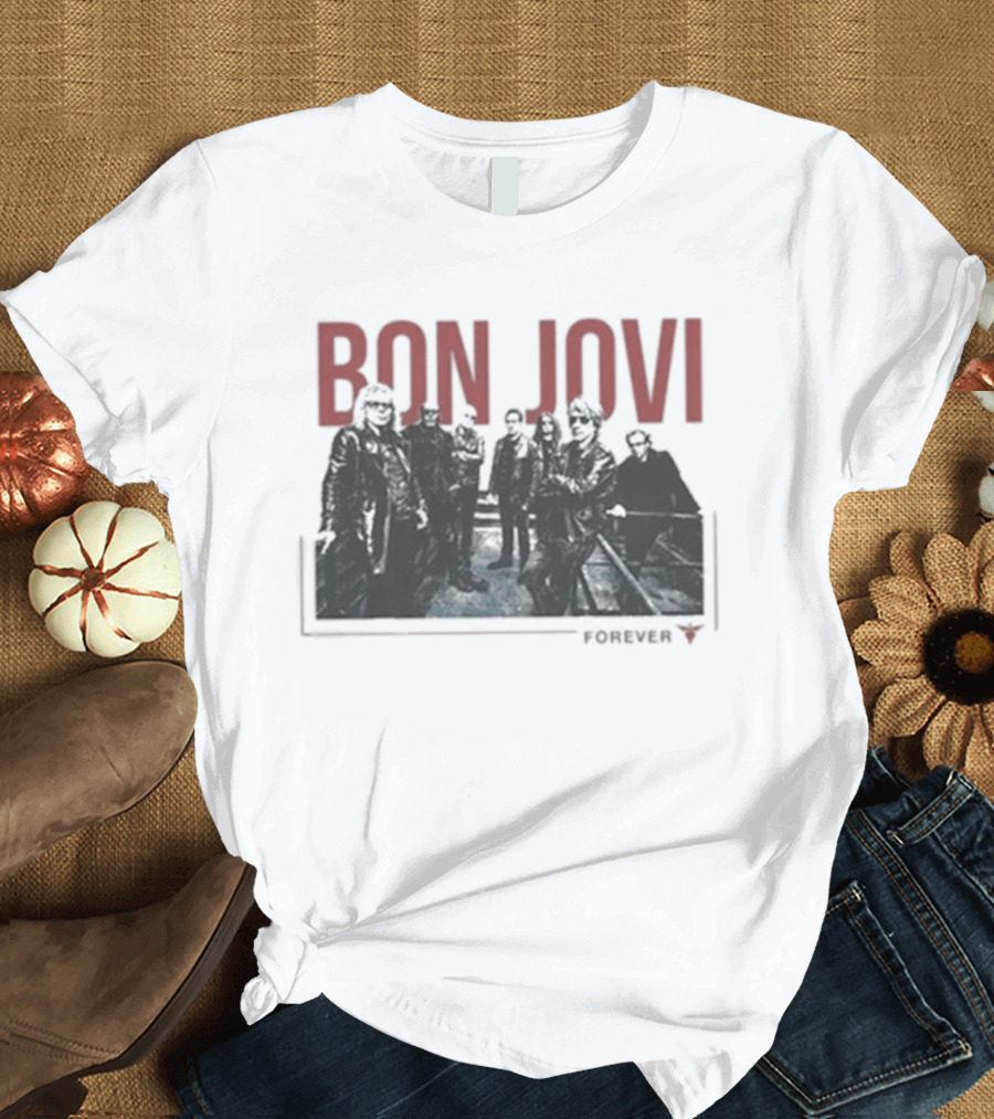 Bon Jovi Forever Band Cut Out T-Shirt