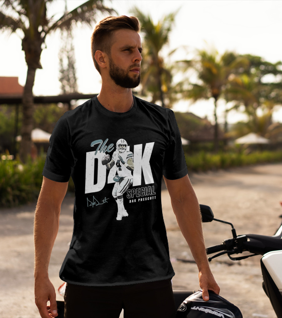 The D4k Special Dak Prescott Dallas Cowboys Football Player T-Shirt