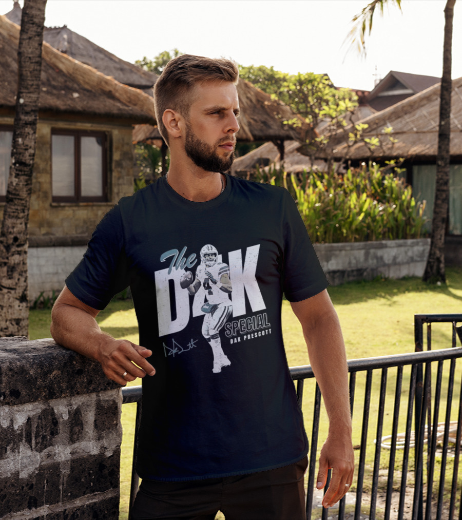 The D4k Special Dak Prescott Dallas Cowboys Football Player T-Shirt