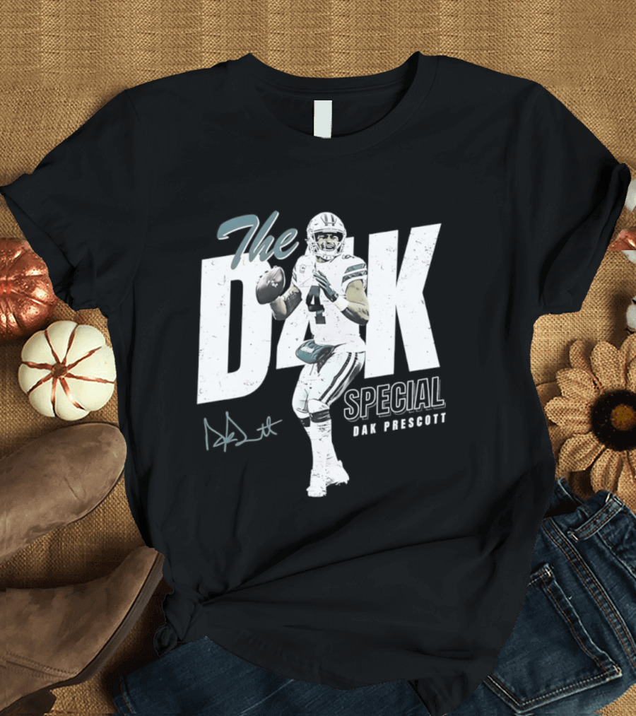 The D4k Special Dak Prescott Dallas Cowboys Football Player T-Shirt