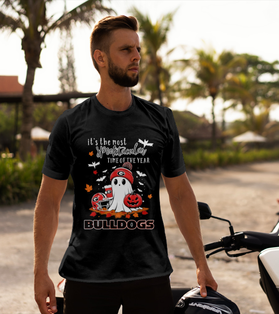 Georgia Bulldogs Halloween Ghost Wonderful Time Football Fan 2026 T-Shirt