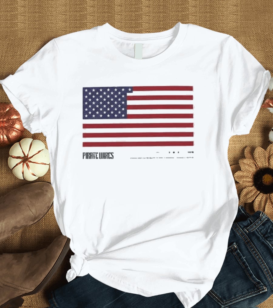 Pirate Wires Moon Should Be A State US Flag T-Shirt