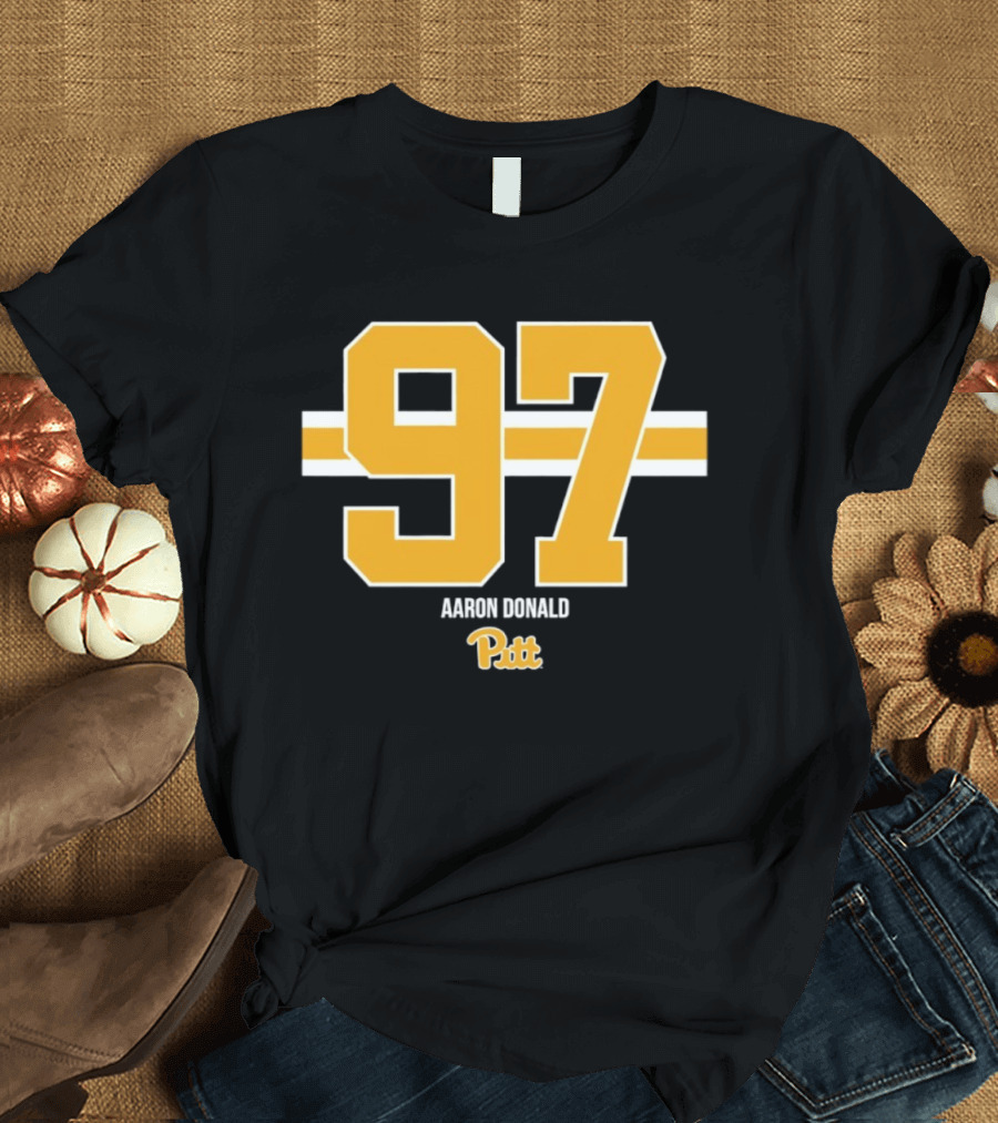 Aaron Donald 97 Pitt Panthers Football T-Shirt