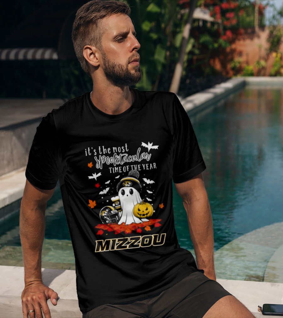 Mizzou Tigers Halloween Ghost 2026 It's The Most Spooktacular Time Of The Year T-Shirt