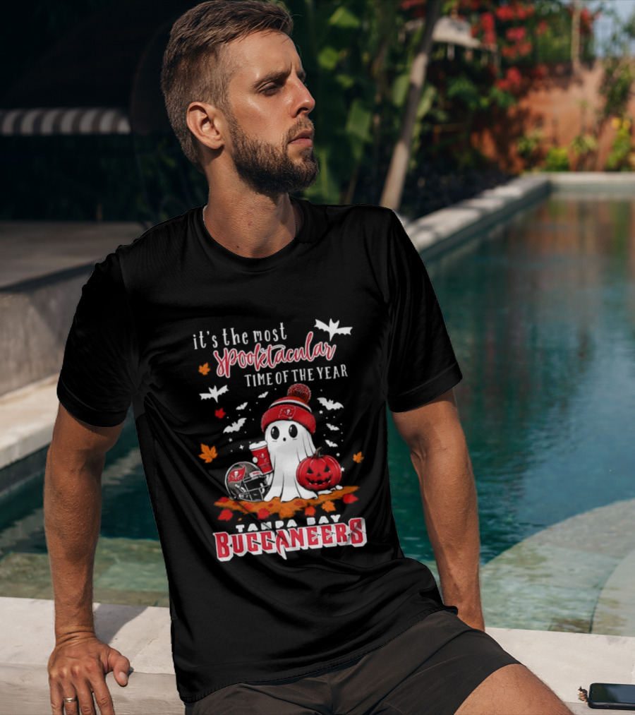 Tampa Bay Buccaneers Halloween Ghost 2026 Spooktacular Time Of The Year T-Shirt