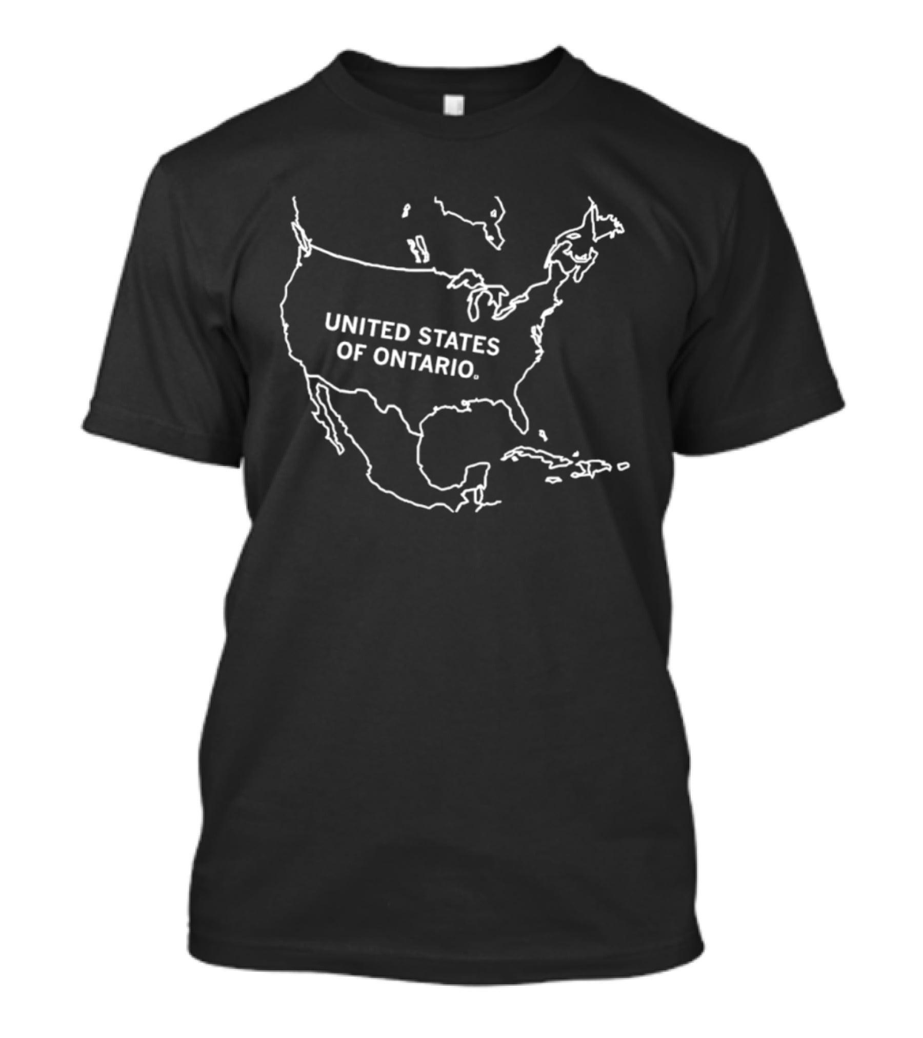 United States Of Ontario Map T-Shirt