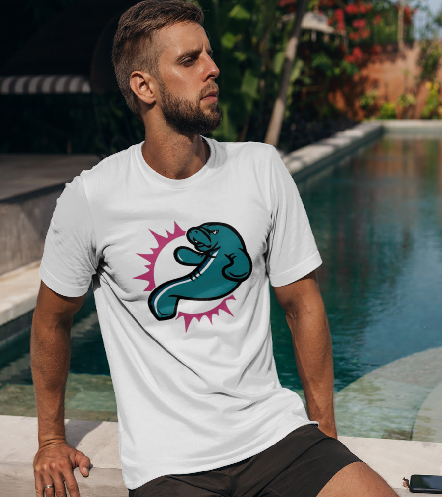 GTA VI Vice City Manatees Miami Dolphins Mashup T-Shirt