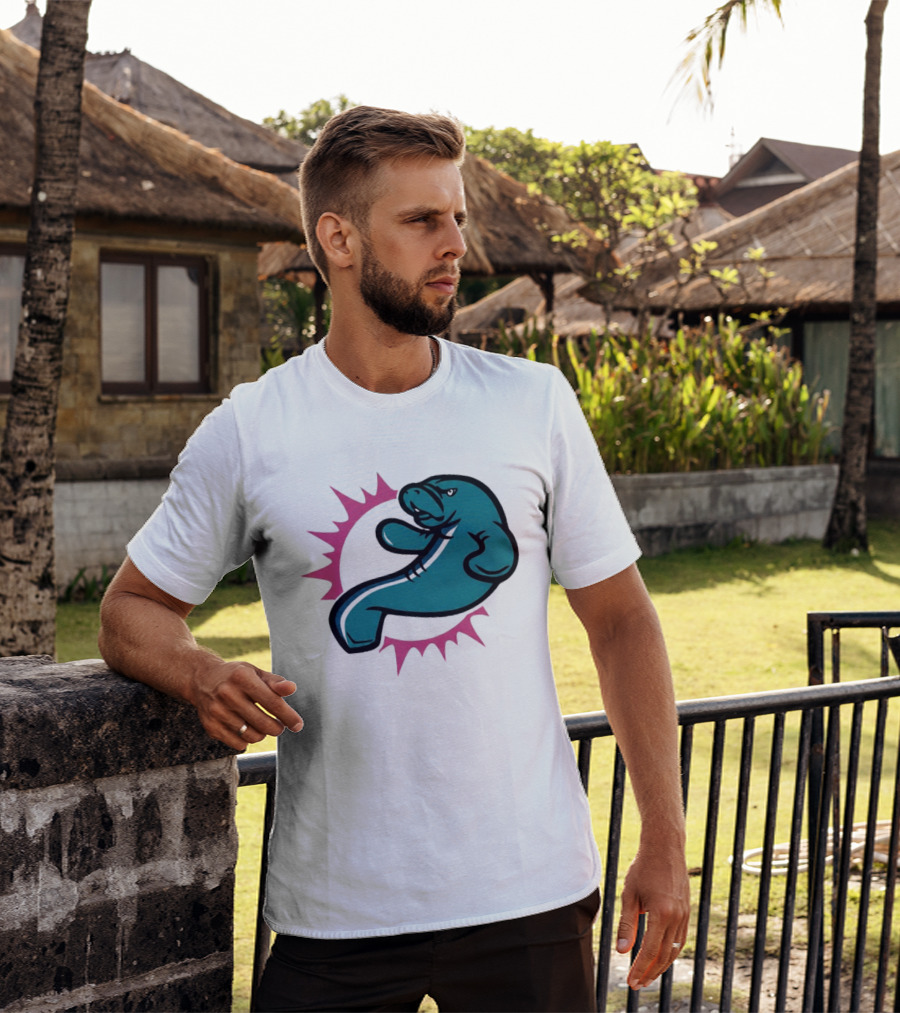 GTA VI Vice City Manatees Miami Dolphins Mashup T-Shirt