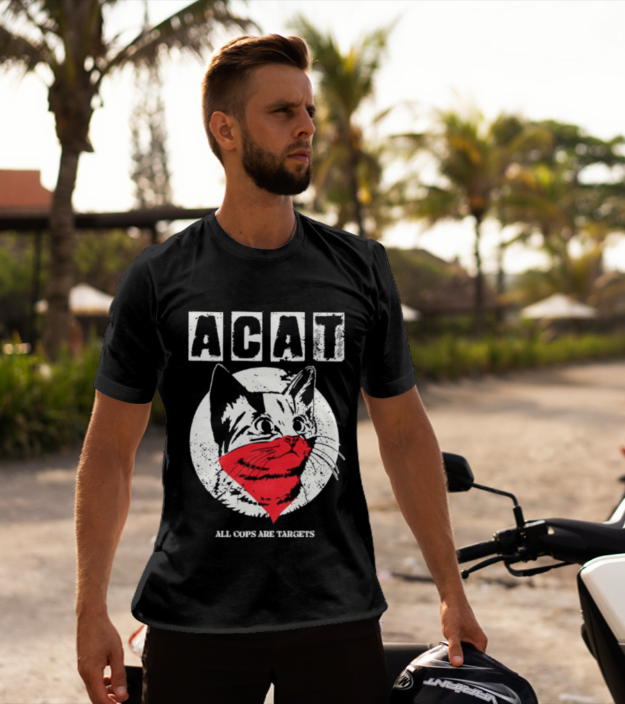 ACAT All Cops Are Targets Cat Bandana T-Shirt