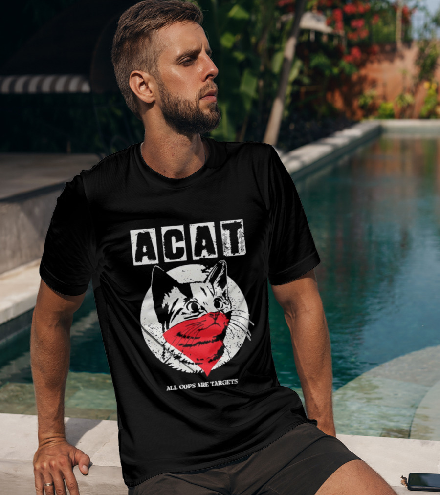 ACAT All Cops Are Targets Cat Bandana T-Shirt