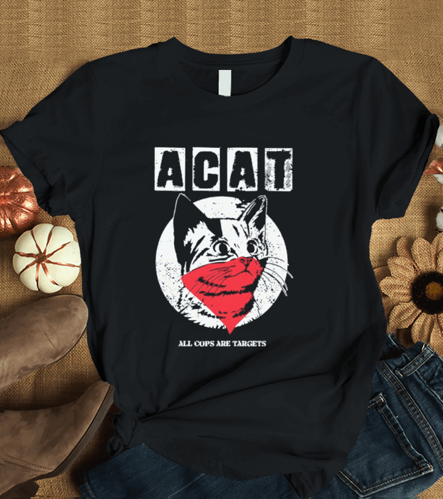 ACAT All Cops Are Targets Cat Bandana T-Shirt