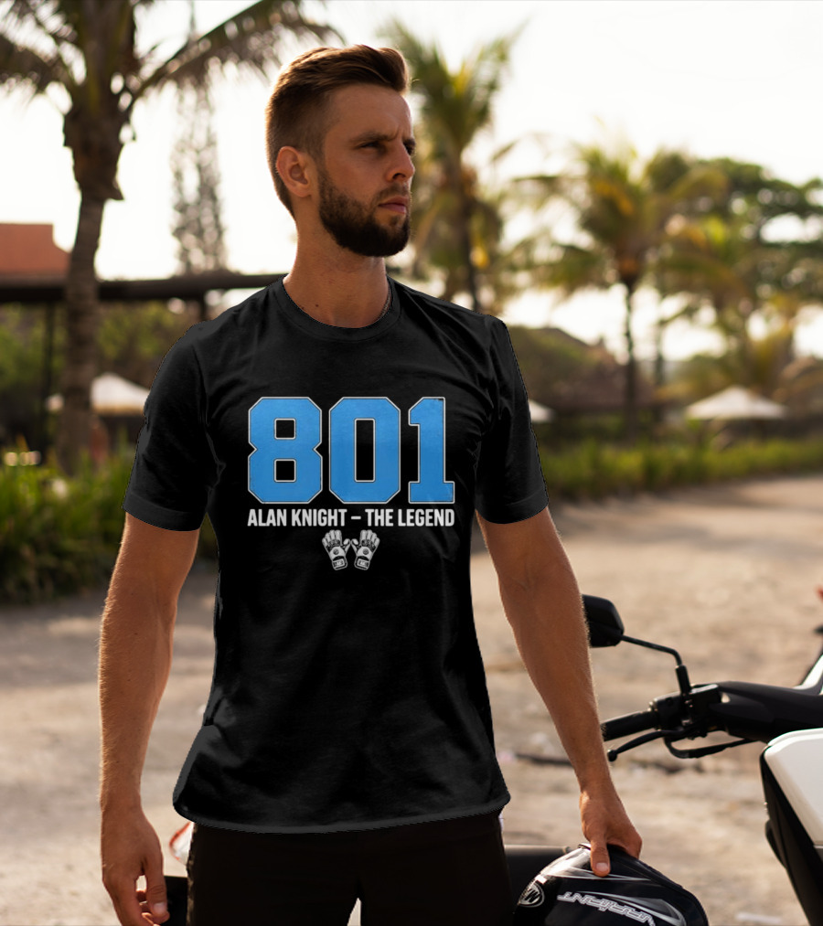 801 Alan Knight The Legend With Iconic Goalie Gloves T-Shirt